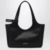 Balenciaga Laundrette East-west Black Leather Tote Bag Women In Black