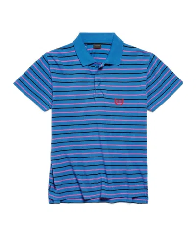 BALENCIAGA BALENCIAGA STRIPED SHORT-SLEEVE POLO SHIRT