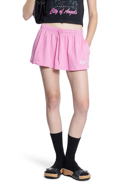 Balenciaga Laurel Classic Football Shorts Mini Skirt In Pink