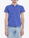 Balenciaga Laurel Classic Polo Shirt In Light Blue
