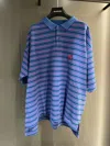 Balenciaga Laurel Classic Polo Shirt In Blue