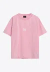 Balenciaga Laurel Classic Pink Boxy T-shirt