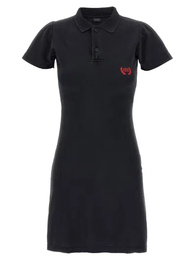 Balenciaga Laurel Polo Dress In Black