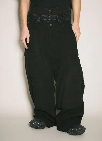 BALENCIAGA LAYERED CARGO PANTS