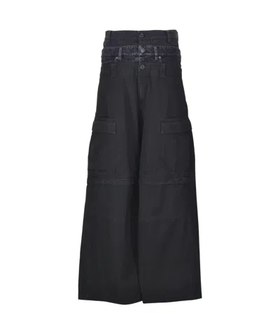 BALENCIAGA BALENCIAGA TRIPLE LAYERED CARGO PANTS