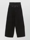 Balenciaga Men Cotton Layered Cargo Trousers