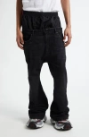 Balenciaga Layered Jeans In 6412 Midnight