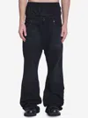 Balenciaga Layered Jeans In Black