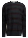 Balenciaga Layered Knitting Tops Black In Multi
