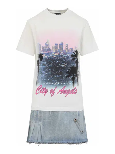 BALENCIAGA LAYERED MINI DRESS