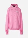 Balenciaga Layered Political Campaign Sweatshirt In Pink