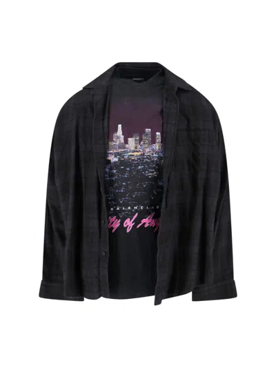 BALENCIAGA LAYERED SHIRT