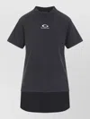 Balenciaga Women Hybrid T-shirt Dress With Sport Icon Logo In Black
