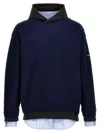Balenciaga Layered Sweater In Blue