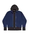 Balenciaga Unity Sports Icon Layered Hoodie In Blue