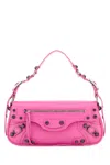 Balenciaga Le Cagole Sling Small Varnished Leather Shoulder Bag