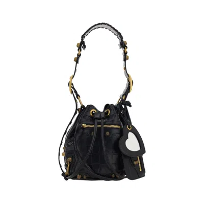 Balenciaga Le Cagole Bucket Bag In Black