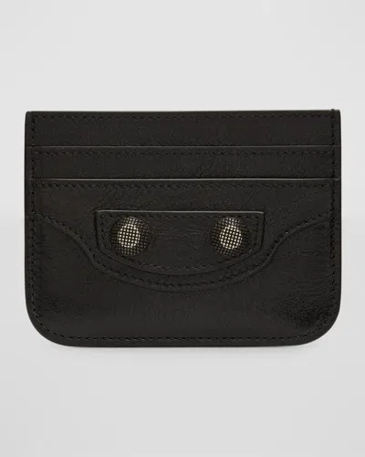 Balenciaga Le Cagole Card Holder In Black