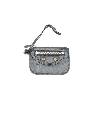 Balenciaga Le Cagole Coin Purse In Gray