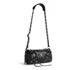 Balenciaga Le Cagole Leather Tote Bag In Black