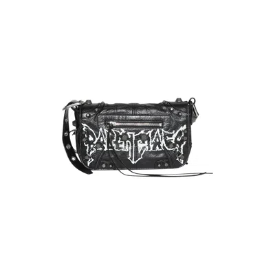 Pre-owned Balenciaga Le Cagole Flap Shoulder Bag 'black' | Men's Size Onesize