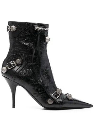 BALENCIAGA BALENCIAGA LE CAGOLE LEATHER BOOTS