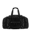 Balenciaga Leather Travel Bag Le Cagole In Black