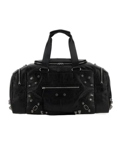 Balenciaga Le Cagole Gym Bag In Black