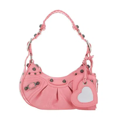 BALENCIAGA BALENCIAGA LE CAGOLE ZIPPED XS SHOULDER BAG