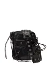 Balenciaga Le Cagole Embellished Textured-leather Messenger Bag In Multicolor