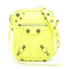 Balenciaga Yellow Le Cagole Leather Messenger Bag In Yellow