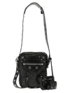 Balenciaga Le Cagole Embellished Textured-leather Messenger Bag