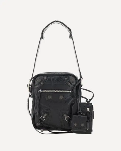 Balenciaga Le Cagole Messenger Shoulder Bag In Black
