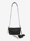 Balenciaga Le Cagole Shoulder Bag With Iconic Studs In Black
