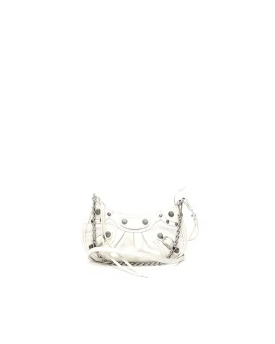 Balenciaga Le Cagole Mini Bag In White