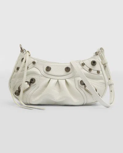 Balenciaga Le Cagole Mini Bag With Chain In White