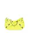 Balenciaga Le Cagole Mini Chain Shoulder Bag In Yellow