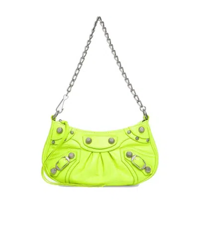 Balenciaga Le Cagole Mini Purse Bag In Yellow