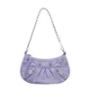 Balenciaga Le Cagole Mini Shoulder Bag In Purple