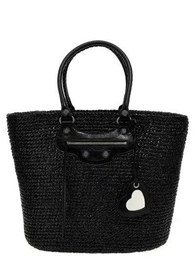 BALENCIAGA LE CAGOLE PANIER LARGE SHOPPING BAG