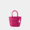 BALENCIAGA LE CAGOLE PANIER M SHOULDER BAG - BALENCIAGA - NYLON - PINK