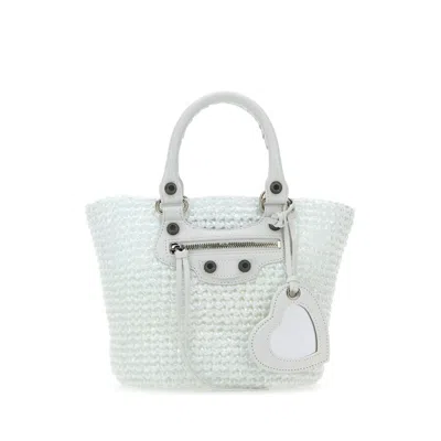 Balenciaga Le Cagole Panier S In White