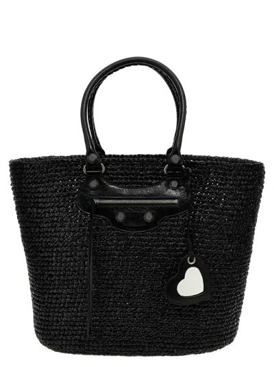 Balenciaga Le Cagole Panier Tote Bag Black