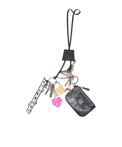 Balenciaga Le Cagole Pouch Keychain