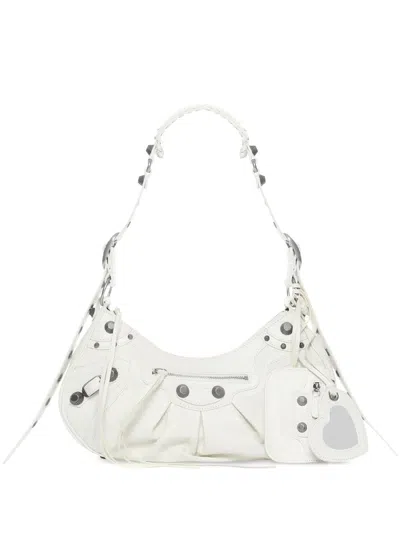 Balenciaga Le Cagole S Bag In White