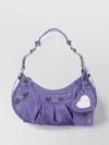 Balenciaga Light Purple Leather Le Cagole S Shoulder Bag In Purple