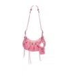 Balenciaga Le Caracole Xs Shoulder Bag In Pink