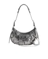 Balenciaga Small Le Cagole Shoulder Bag In Silver