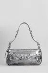 Balenciaga Le Cagole Shoulder Bag In Silver Leather
