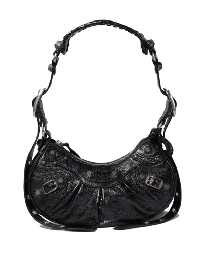 Balenciaga "le Cagole" Shoulder Bag In Black